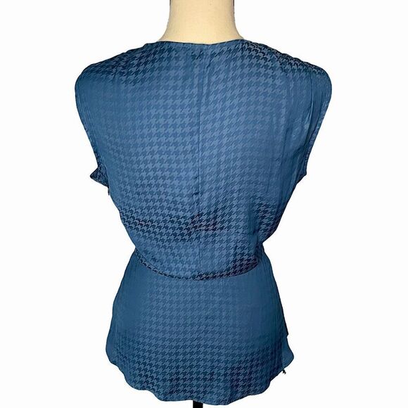 NWOT Chelsea28 Houndstooth Blouse - Picture 4 of 6